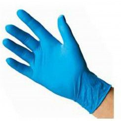 Перчатки одноразовые синие XS 100 шт. нитриловые
