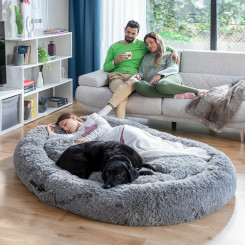 Anti-stress human and pet bed Cloft InnovaGoods XXL Grey