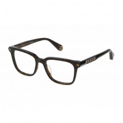 Glasses frame Men's PHILIPP PLEIN VPP015M-530722-21G Brown Ø 53 mm