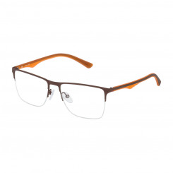 Glasses frame Men's Police VPL398-53090L Brown Ø 53 mm