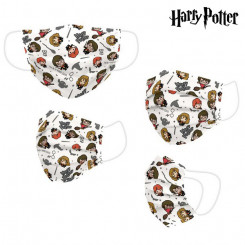 Hügieeniline korduvkasutatavast riidest mask Harry Potteri beež