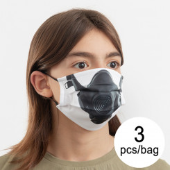 Гигиеническая тканевая маска многоразового использования Gas Luanvi, размер M Упаковка из 3 шт.