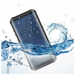 Veekindel ümbris Samsung Galaxy S8 KSIX Aqua Case Must läbipaistev