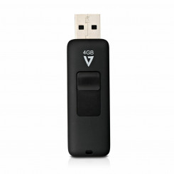 Micro SD mälukaart adapteriga V7 VF24GAR-3E must 4 GB