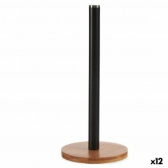 Кухонный держатель для бумаги Black Bamboo Steel 15 x 15 x 33,5 см (12 шт.)