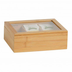 Коробка для инфузий Andrea House cc73015 Бамбук 21 х 16 х 7,5 см