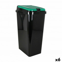 Recyclable Garbage Box Tontarelli Green 45 L (6 Units)