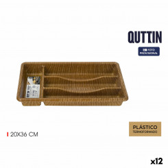 Органайзер для столовых приборов Quttin 20 x 36 см, термопластик (12 шт.)