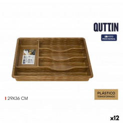 Cutlery Organizer Quttin 29 x 36 cm Thermoplastic (12 Units)
