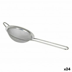 stainless steel strainer Quttin (Ø 10 cm) Stainless steel (24 Units)