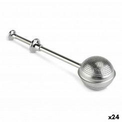Filter For Pulling Quttin Stainless Steel Silver Button (24 Units) (18.5 x 5 cm)