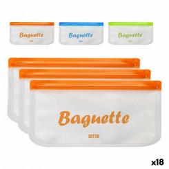 Reusable grocery bag Quttin 3 Pieces, parts 30 x 15 cm (18 Units)