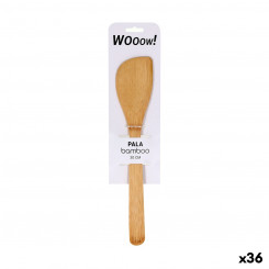 Kitchen spatula Wooow Curved Bamboo 30 x 6.2 x 0.8 cm (36 Units)