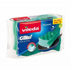 Peeler Vileda Glitzi Pur Active Green Polyurethane 60 x 4 x 90 cm (2 Units)