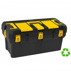 Tool box with sections Archivo 2000 31.5 x 65.5 x 31 cm Black Yellow