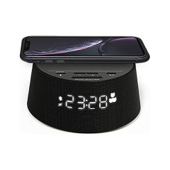 Часы-будильник с беспроводным зарядным Philips TAPR702/12 FM Bluetooth Чёрный
