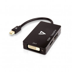 Адаптер Mini DisplayPort — VGA/DVI/HDMI V7 V7MDP-DPDVIHDMI-1E Черный