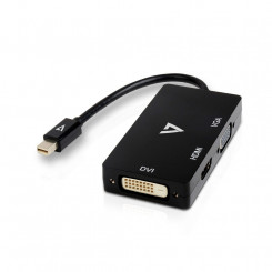 Mini DisplayPort to VGA/DVI/HDMI adapter V7 V7MDP-VGADVIHDMI-1E  Black