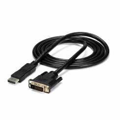 Адаптер DisplayPort-DVI Startech DP2DVIMM6 (1,8 м) Черный 1,8 м