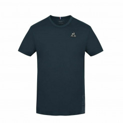 Men’s Short Sleeve T-Shirt Le coq sportif Tech Black