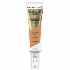 Liquid Make Up Base Max Factor Miracle Pure 80-bronze SPF 30 (30 ml)