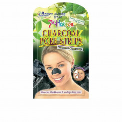 Pore Cleaning Strips 7th Heaven Charcoal (3 uds)