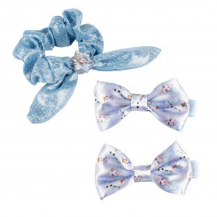 Hair accessories Frozen Multicolour 3 Pieces Blue