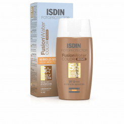 Sunscreen with Color Isdin Fusion Water Bronze (50 ml)