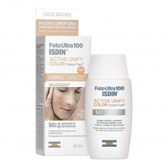 Sun Protection with Colour Isdin Foto Ultra Active Spf 50 (50 ml)