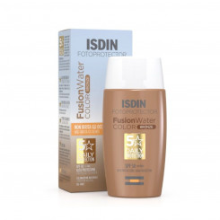 Sun Protection with Colour Isdin Fusion Water Spf 50 Dark 50 ml
