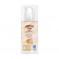 Facial Sun Cream Silk Air Soft Hawaiian Tropic Spf 30 (Unisex) (50 ml)