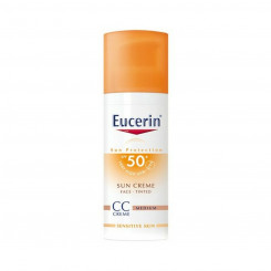 Päikesekaitse värviga Eucerin Photoaging Control toonitud keskmine SPF 50+ (50 ml)
