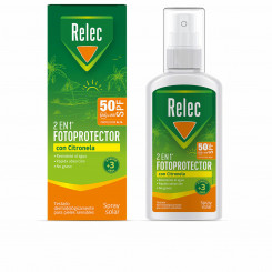 Body Sunscreen Spray Relec 2-in-1 Citronela 100 ml Spf 50