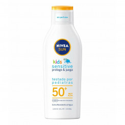 Крем солнцезащитный Nivea Protect&Sensitive Kids 200 мл SPF 50