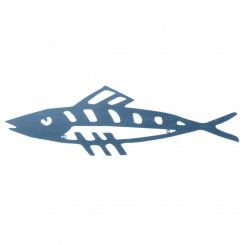 Картина Рыбка 74 х 22,5 см Синий Металл