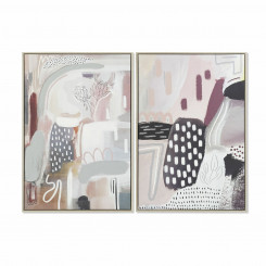 Painting DKD Home Decor Abstract (63 x 4,5 x 93 cm) (2 Units)