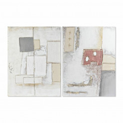 Painting DKD Home Decor Abstract Modern (90 x 3,7 x 120 cm) (2 ühikut)