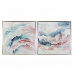 Painting DKD Home Decor Abstract Modern (104 x 4 x 104 cm) (2 Units)
