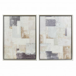 Painting DKD Home Decor Abstract Modern (60 x 3 x 80 cm) (2 Units)