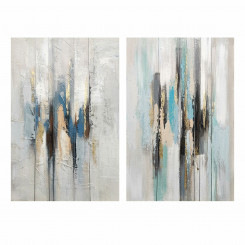 Painting DKD Home Decor Abstract (80 x 3 x 120 cm) (2 Units)