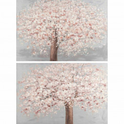 Painting DKD Home Decor Tree (120 x 3,5 x 80 cm) (2 Units)