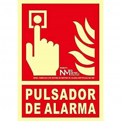 Sign Normaluz No utilizar en caso de incendio PVC (21 x 30 cm)