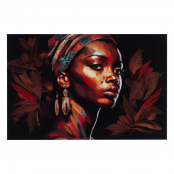 Fabric African woman 118 x 78 cm