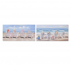 Maal Home ESPRIT Hammock Vahemere 120 x 3 x 60 cm (2 Ühikut)
