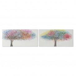 Painting Home ESPRIT Tree Contemporary 120 x 3 x 60 cm (2 Units)