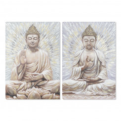 Картина Home ESPRIT Buddha Oriental 70 x 3 x 100 см (2 шт.)