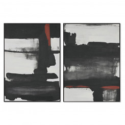 Painting Home ESPRIT Abstract City 100 x 4 x 140 cm (2 Units)