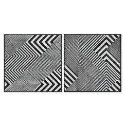 Maal Home ESPRIT Abstraktne Kaasaegne 100 x 4 x 100 cm (2 Ühikut)