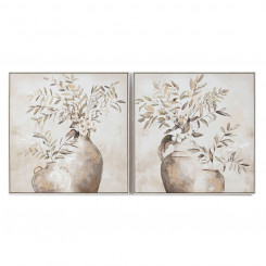 Painting Home ESPRIT Vase Traditional 82 x 4.5 x 82 cm (2 Units)