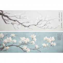 Painting DKD Home Decor 150 x 3.7 x 50 cm Japanese Oriental (2 Units)